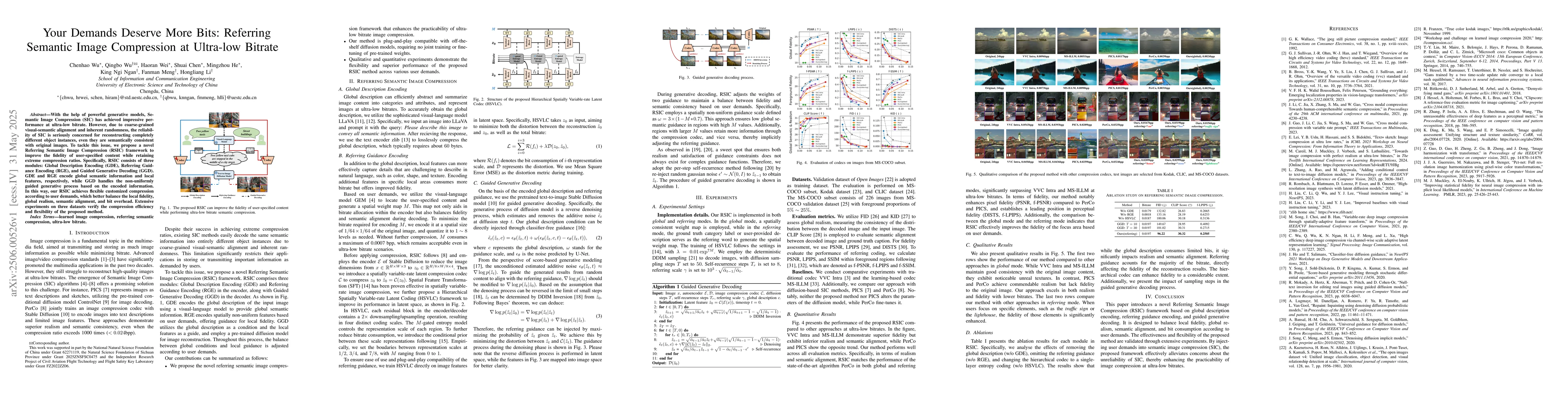 Thumbnail for Your Demands Deserve More Bits: Referring Semantic Image Compression at
  Ultra-low Bitrate