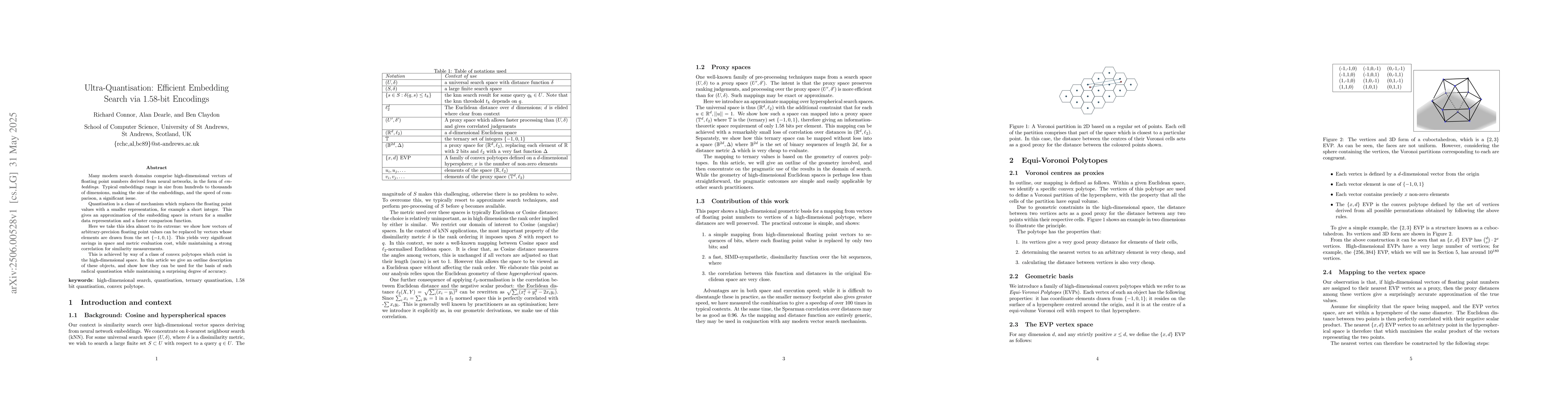 Thumbnail for Ultra-Quantisation: Efficient Embedding Search via 1.58-bit Encodings