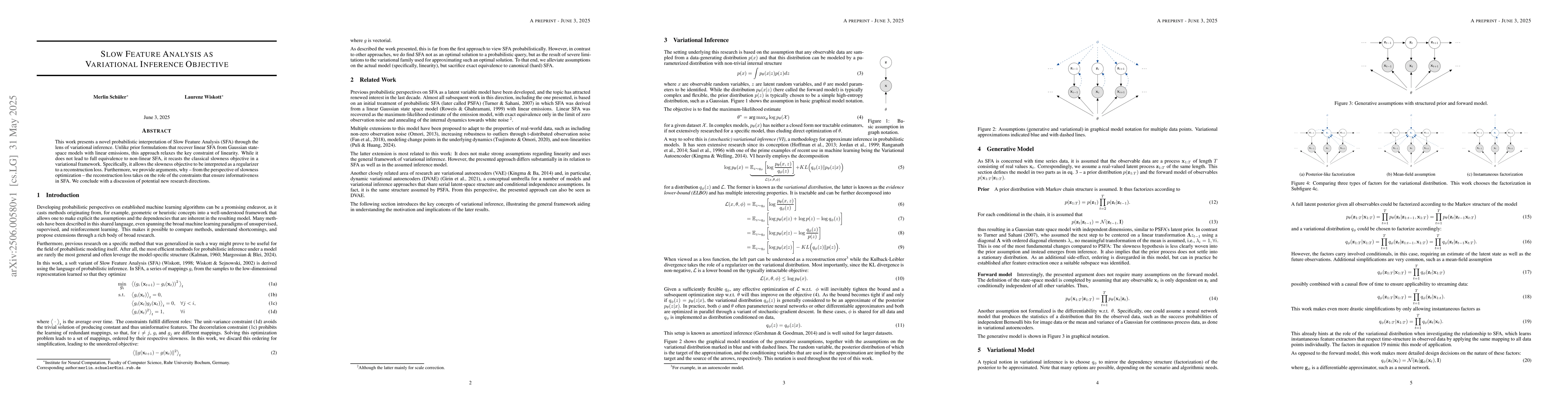 Thumbnail for Slow Feature Analysis as Variational Inference Objective