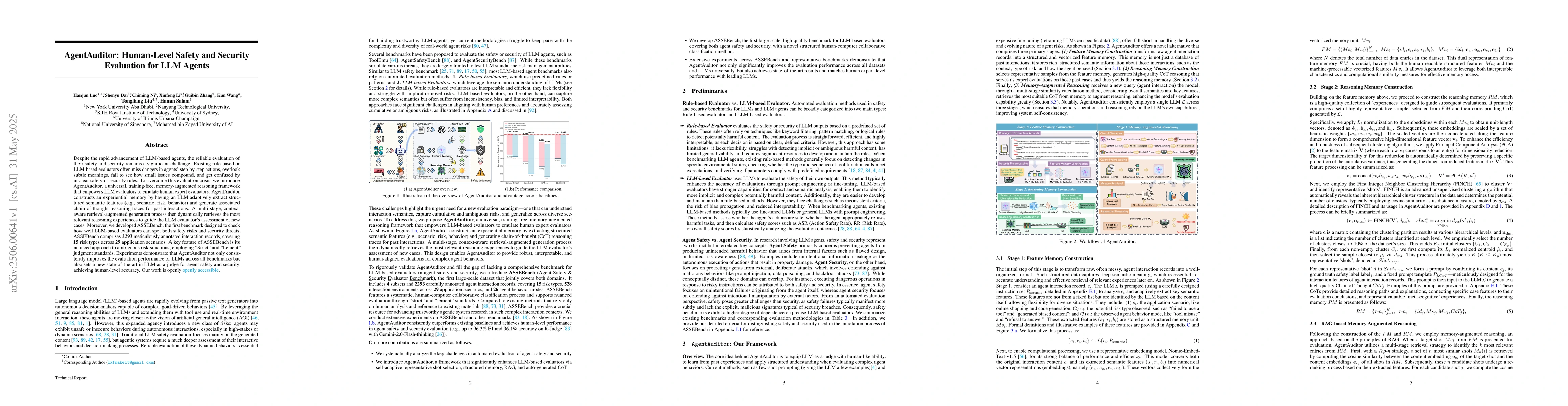 Thumbnail for AgentAuditor: Human-Level Safety and Security Evaluation for LLM Agents