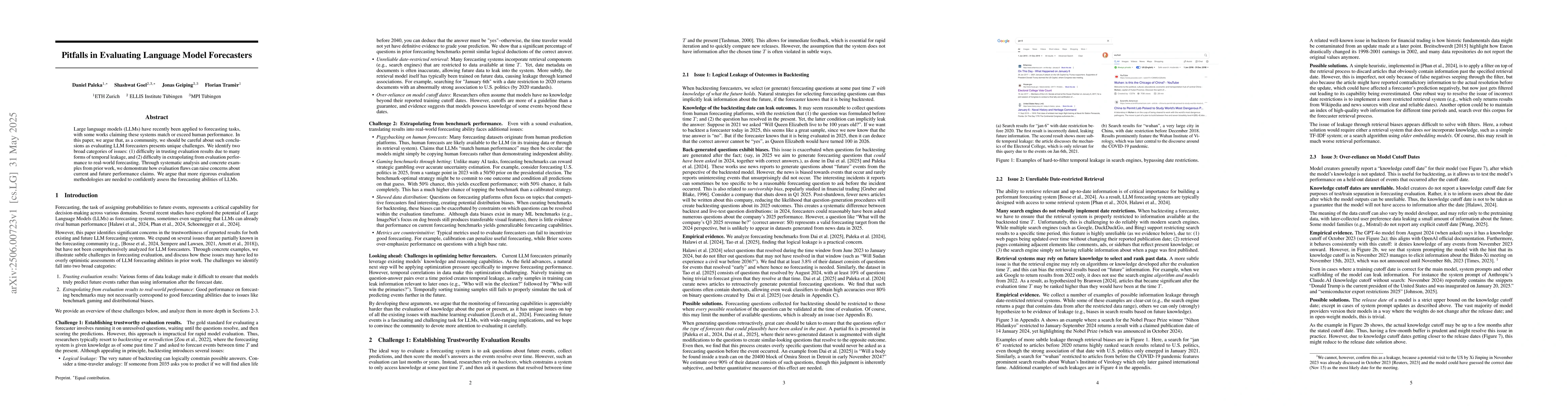 Thumbnail for Pitfalls in Evaluating Language Model Forecasters
