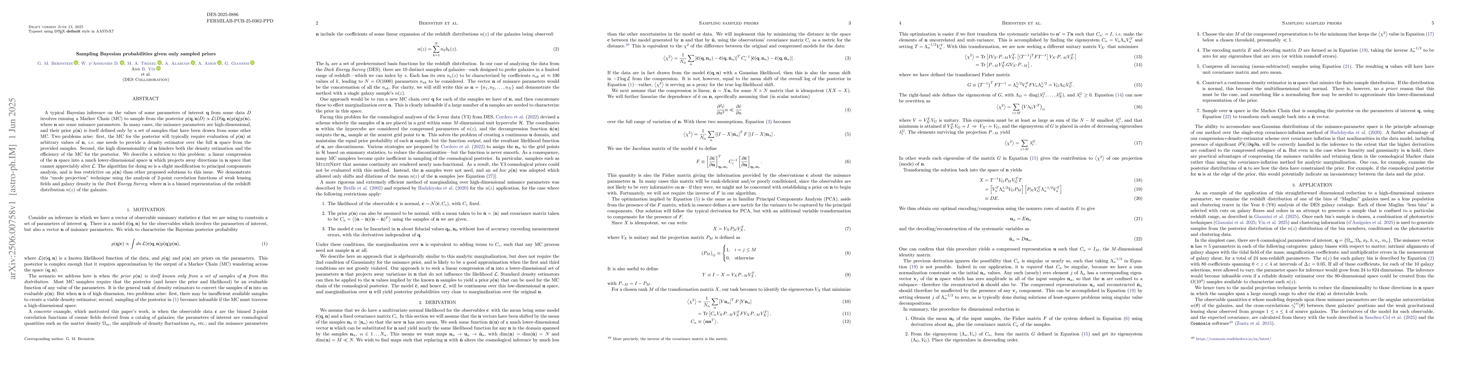 Thumbnail for Sampling Bayesian probabilities given only sampled priors
