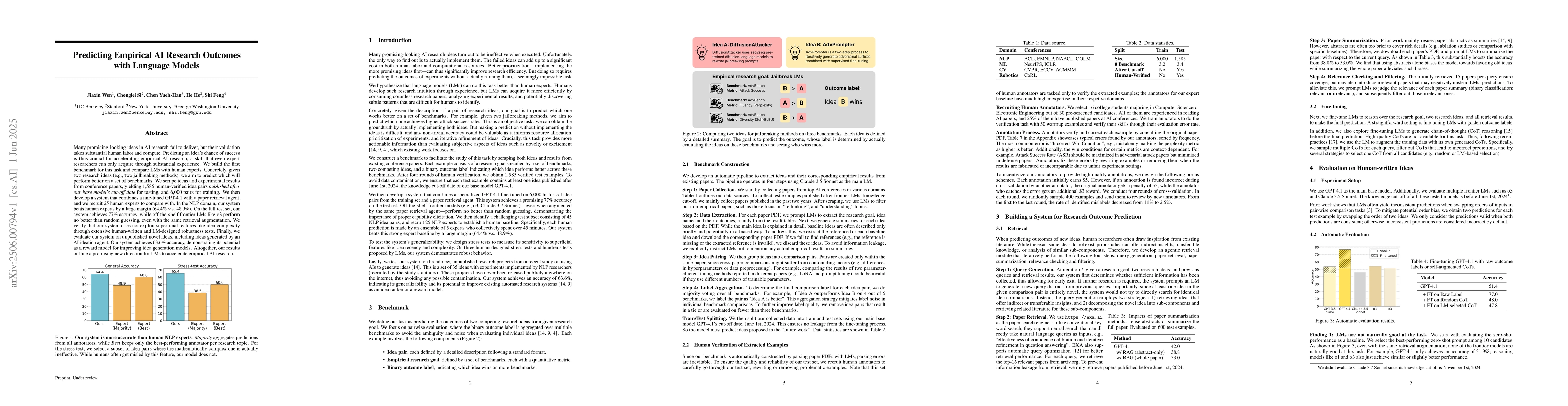Thumbnail for Predicting Empirical AI Research Outcomes with Language Models