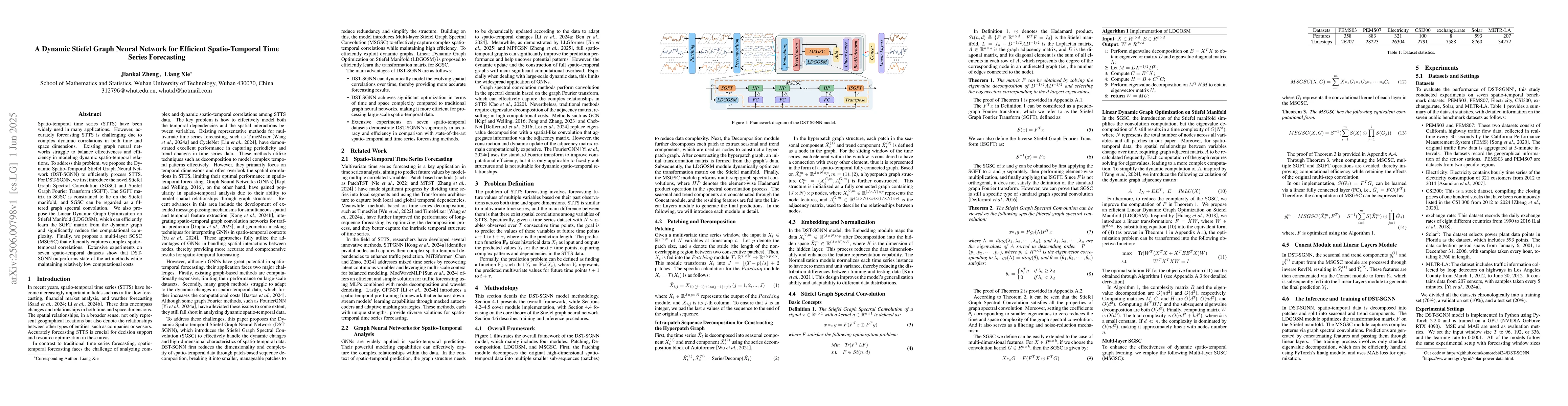 Thumbnail for A Dynamic Stiefel Graph Neural Network for Efficient Spatio-Temporal
  Time Series Forecasting
