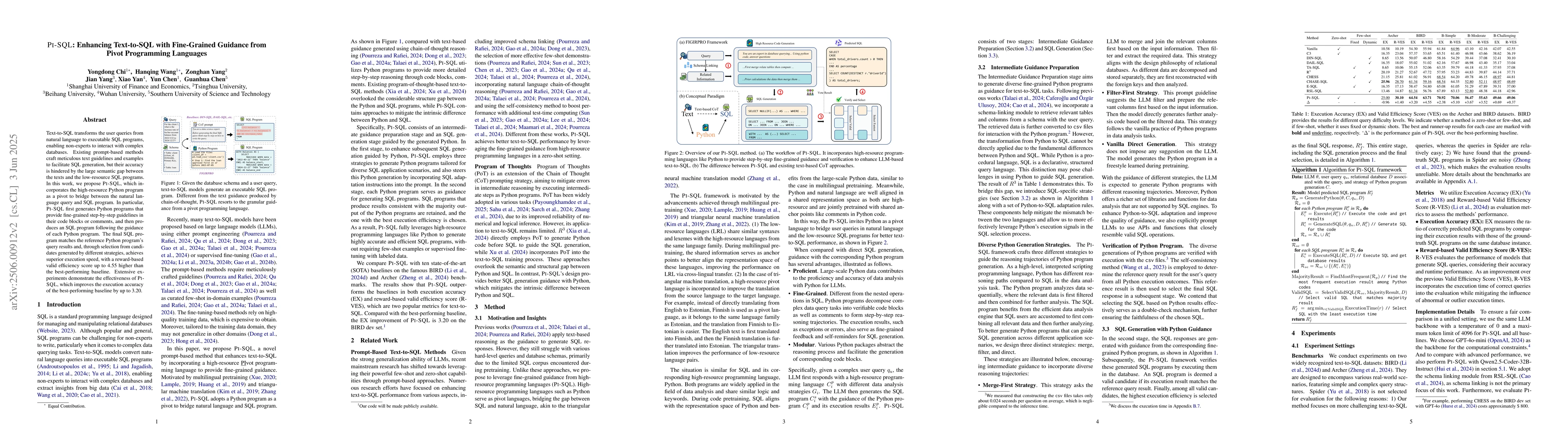 Thumbnail for Pi-SQL: Enhancing Text-to-SQL with Fine-Grained Guidance from Pivot
  Programming Languages