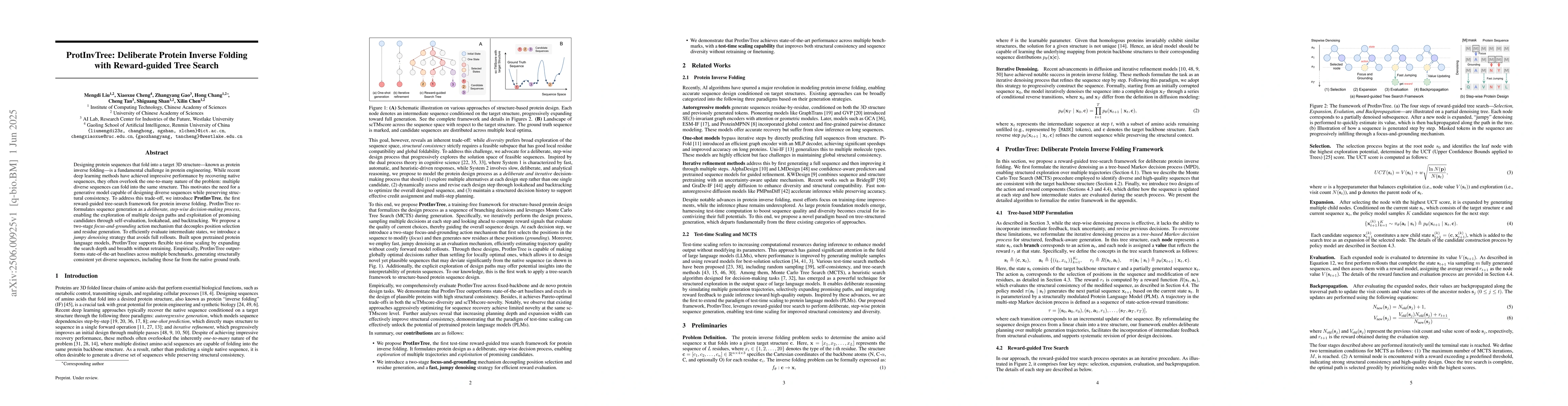Thumbnail for ProtInvTree: Deliberate Protein Inverse Folding with Reward-guided Tree
  Search