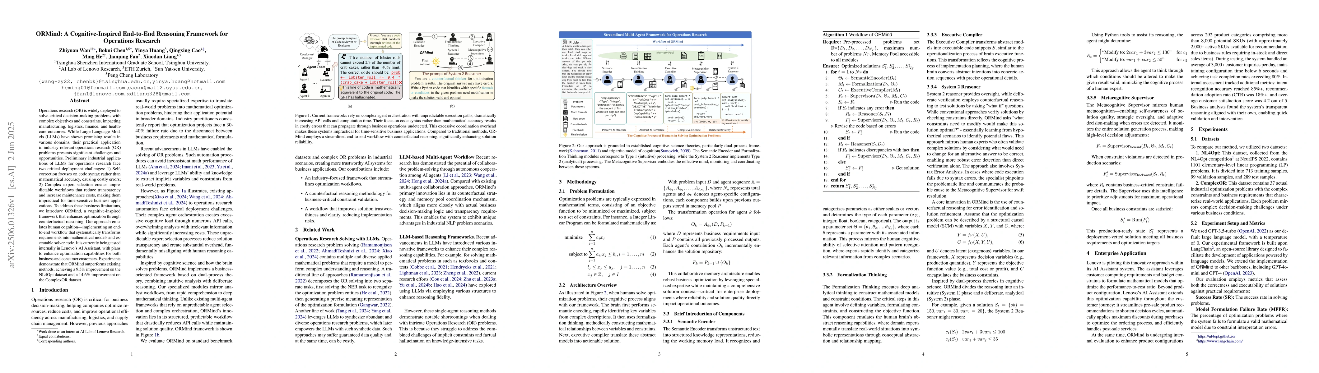 Thumbnail for ORMind: A Cognitive-Inspired End-to-End Reasoning Framework for
  Operations Research
