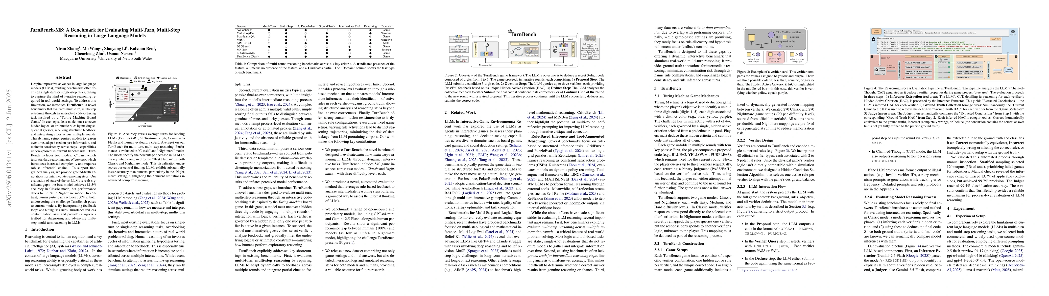 Thumbnail for TurnBench-MS: A Benchmark for Evaluating Multi-Turn, Multi-Step
  Reasoning in Large Language Models