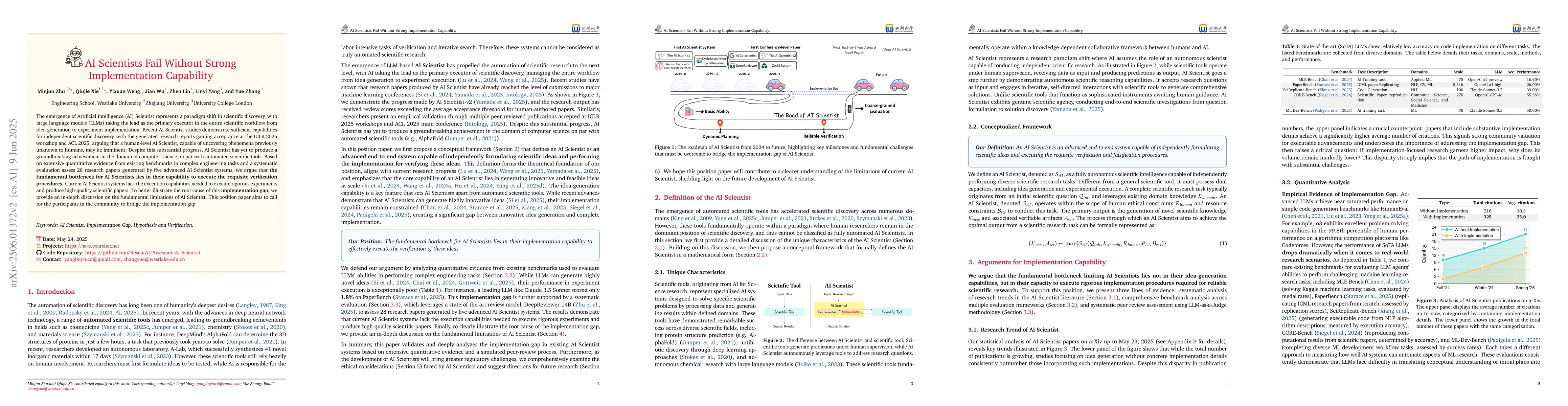 Thumbnail for AI Scientists Fail Without Strong Implementation Capability