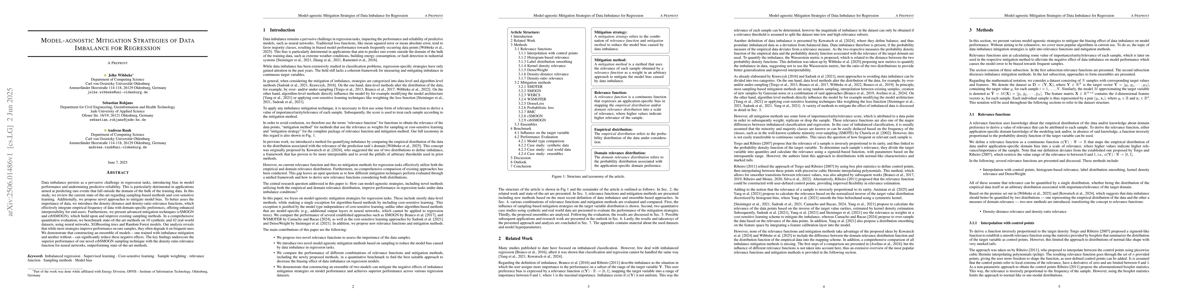 Thumbnail for Model-agnostic Mitigation Strategies of Data Imbalance for Regression
