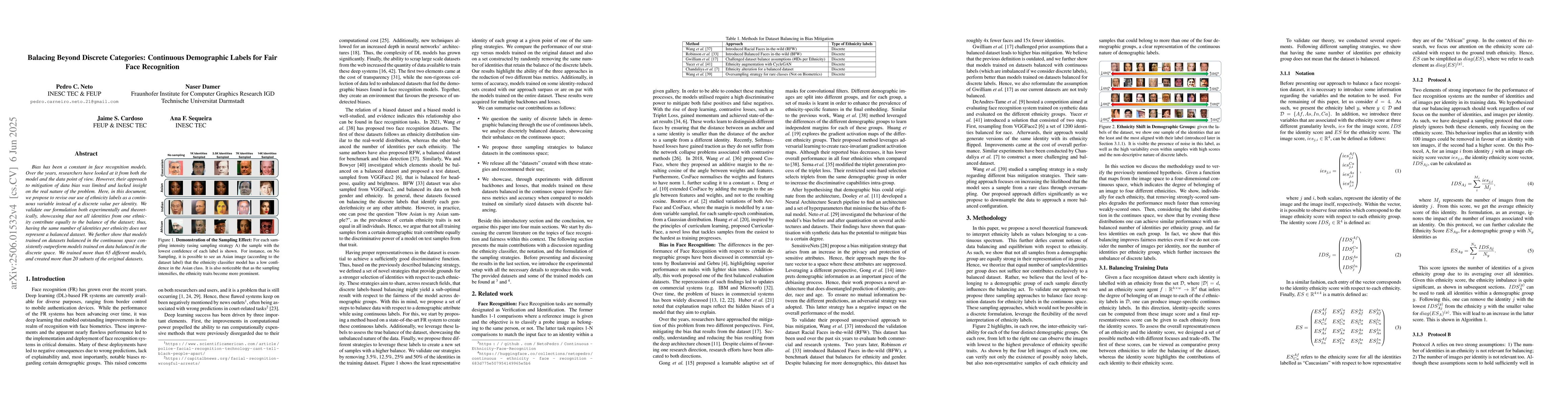 Thumbnail for Balancing Beyond Discrete Categories: Continuous Demographic Labels for
  Fair Face Recognition