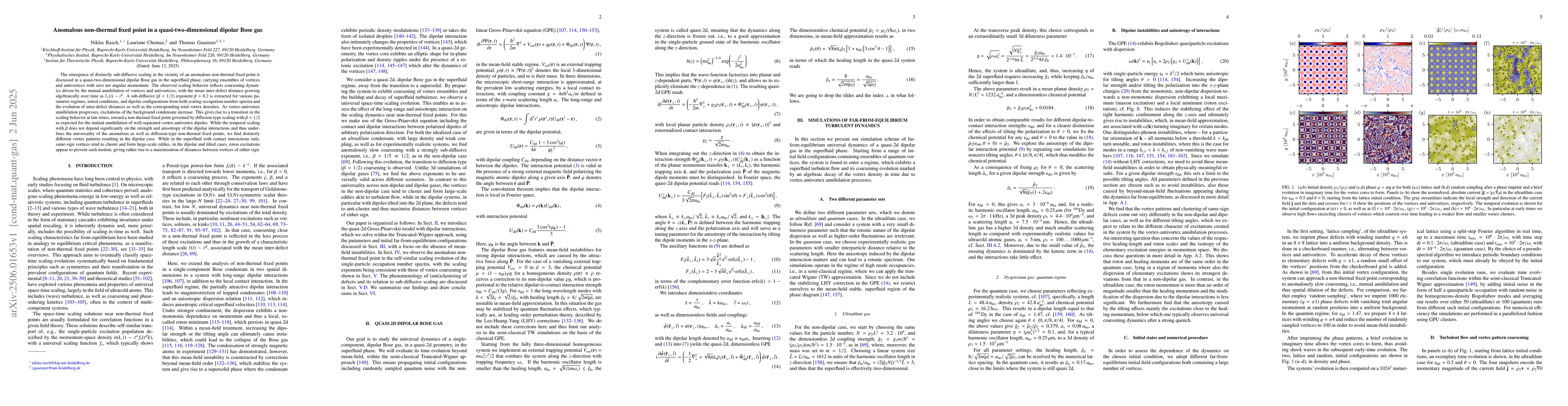 Thumbnail for Anomalous non-thermal fixed point in a quasi-two-dimensional dipolar
  Bose gas