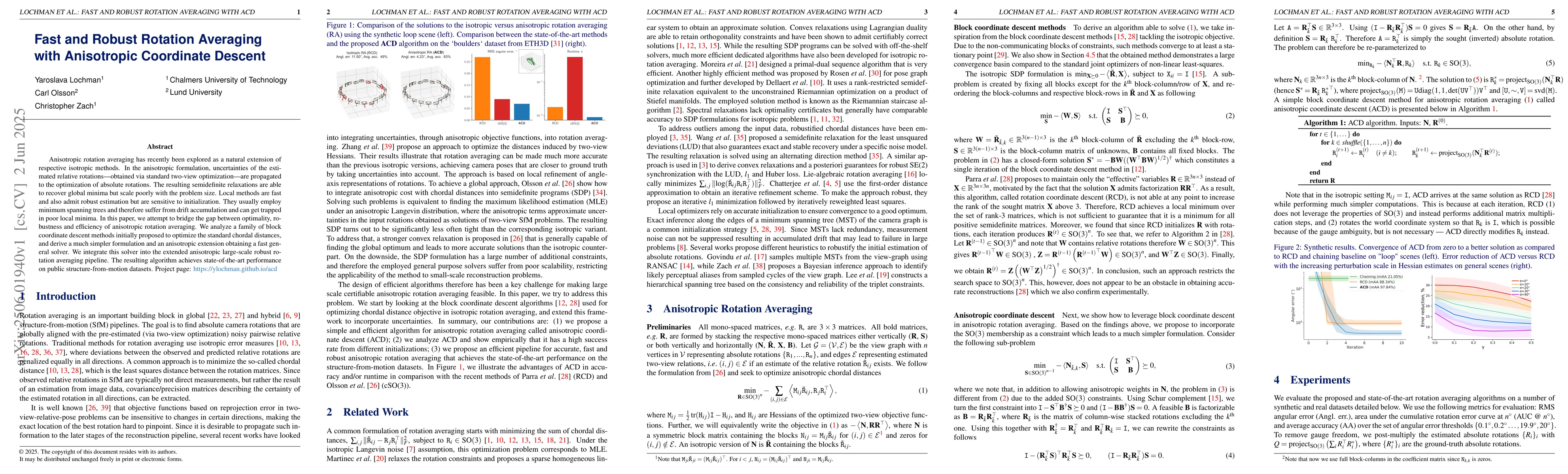 Thumbnail for Fast and Robust Rotation Averaging with Anisotropic Coordinate Descent