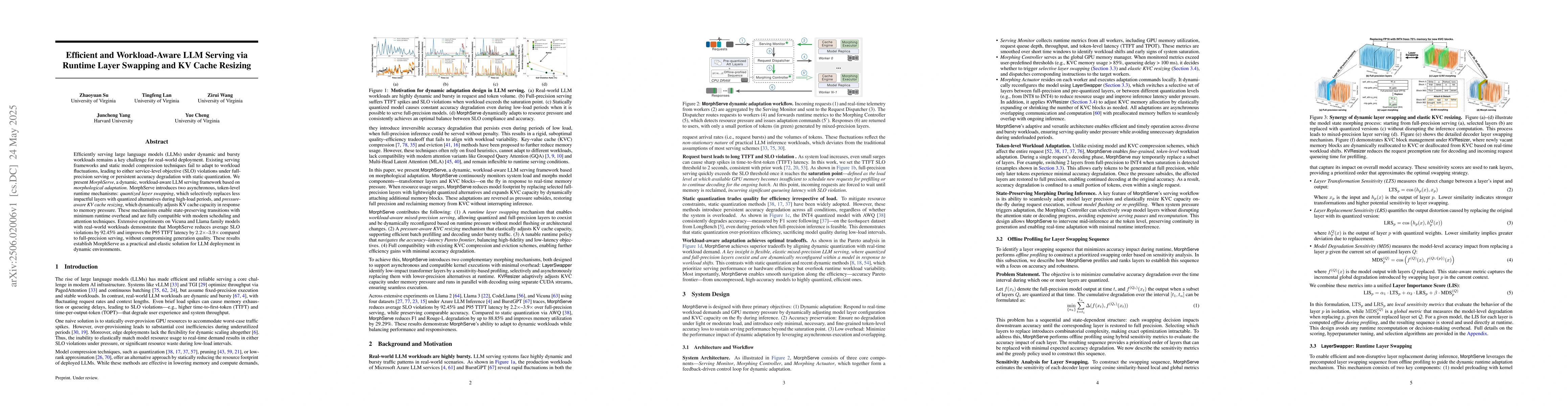 Thumbnail for Efficient and Workload-Aware LLM Serving via Runtime Layer Swapping and
  KV Cache Resizing
