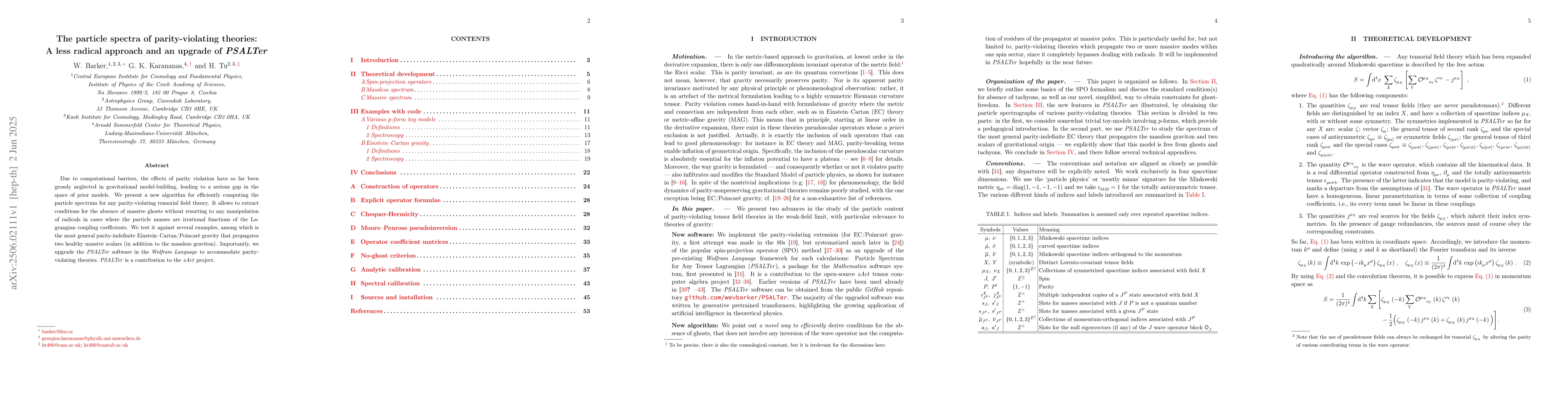 Thumbnail for The particle spectra of parity-violating theories: A less radical
  approach and an upgrade of PSALTer