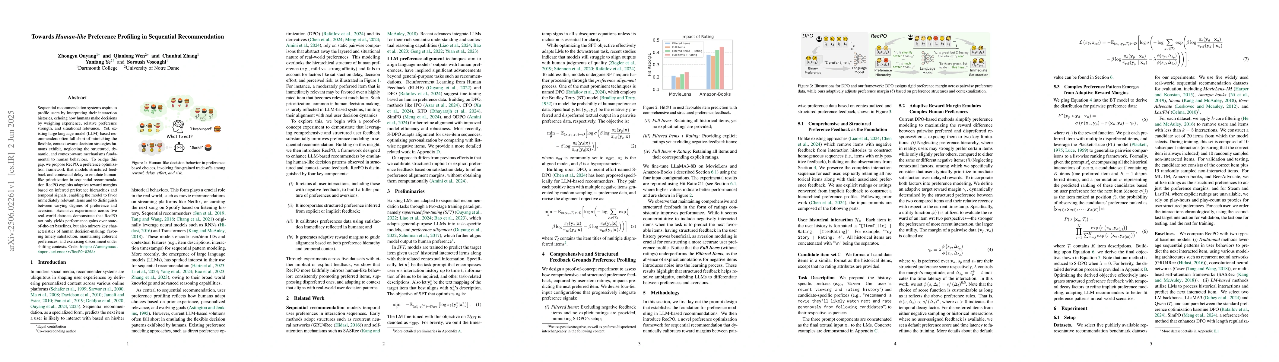 Thumbnail for Towards Human-like Preference Profiling in Sequential Recommendation