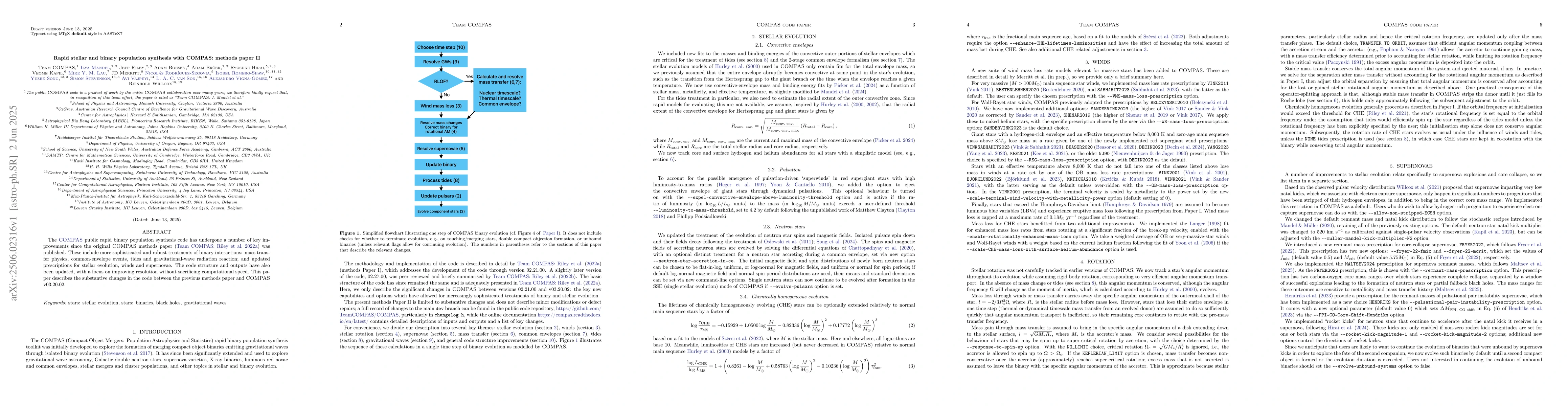 Thumbnail for Rapid stellar and binary population synthesis with COMPAS: methods paper
  II