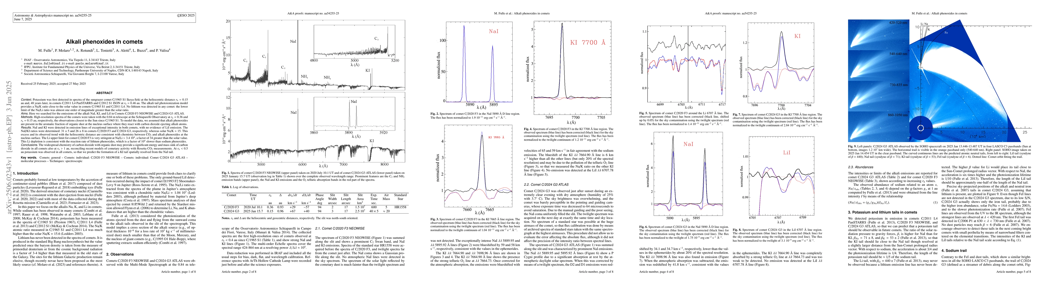 Thumbnail for Alkali phenoxides in comets