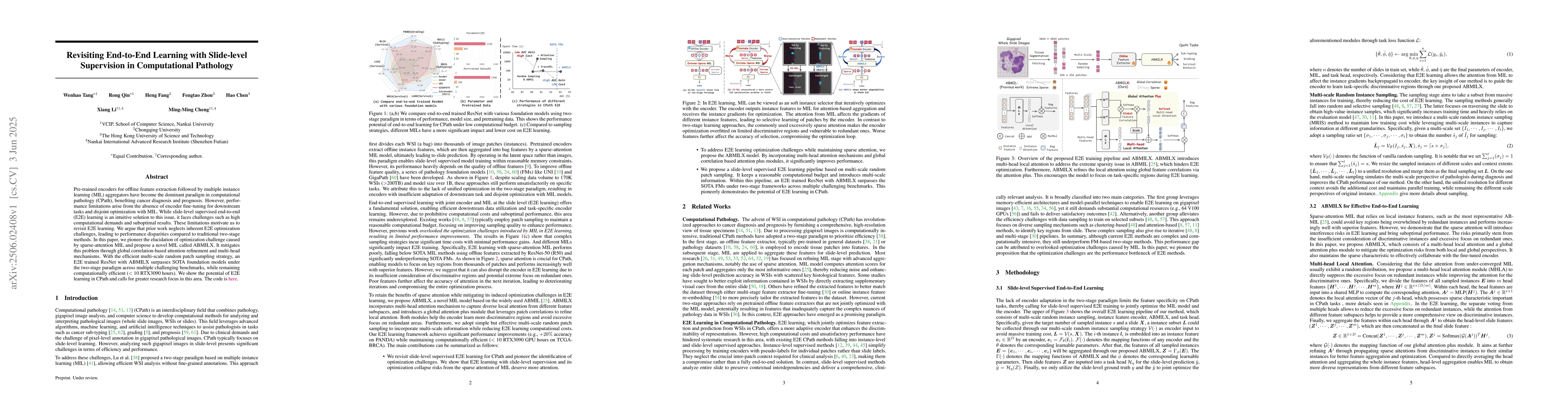 Thumbnail for Revisiting End-to-End Learning with Slide-level Supervision in
  Computational Pathology