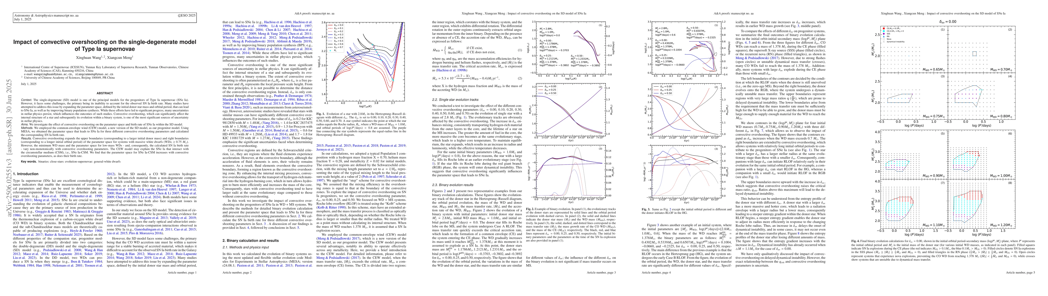 Thumbnail for Impact of convective overshooting on the single-degenerate model of Type
  Ia supernovae
