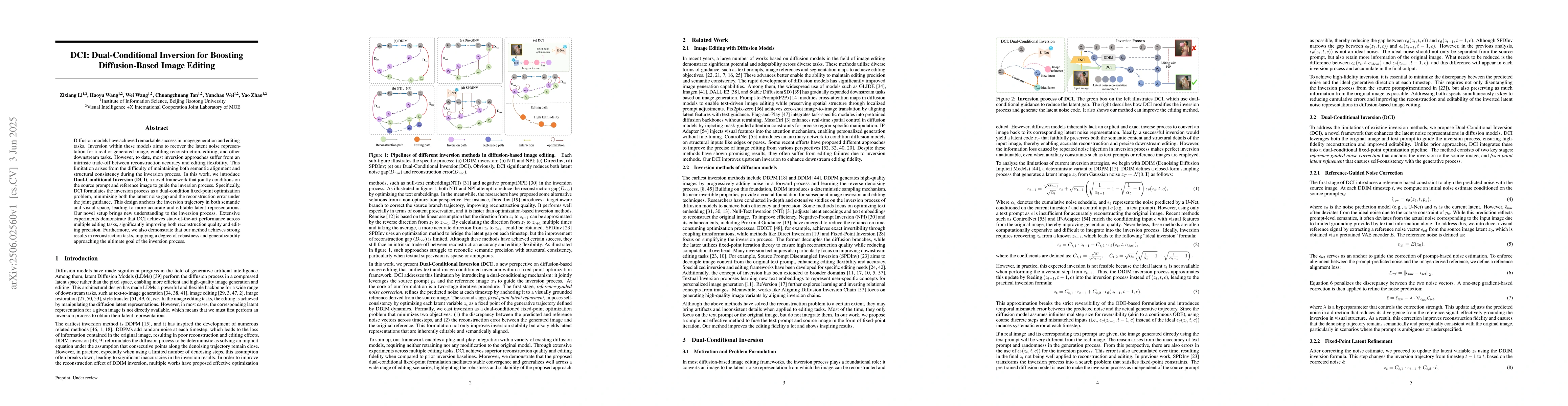 Thumbnail for DCI: Dual-Conditional Inversion for Boosting Diffusion-Based Image
  Editing