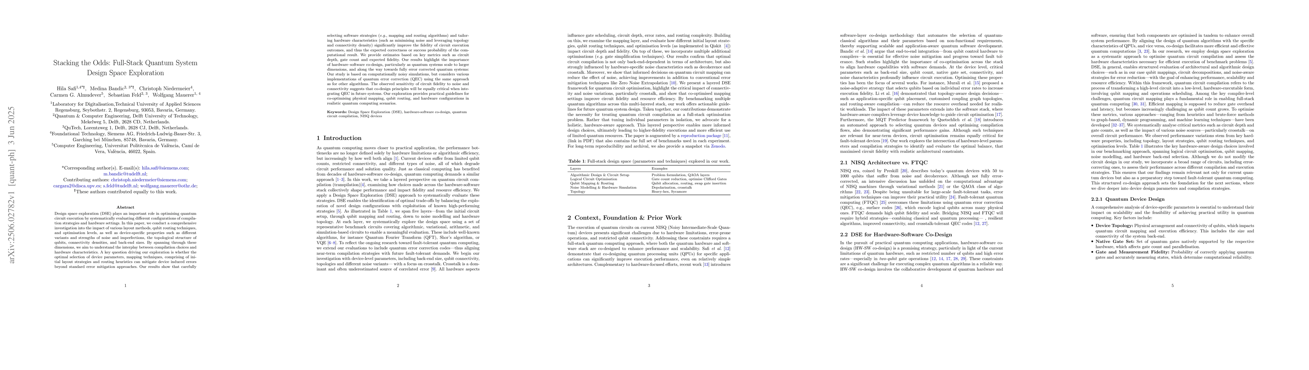 Thumbnail for Stacking the Odds: Full-Stack Quantum System Design Space Exploration