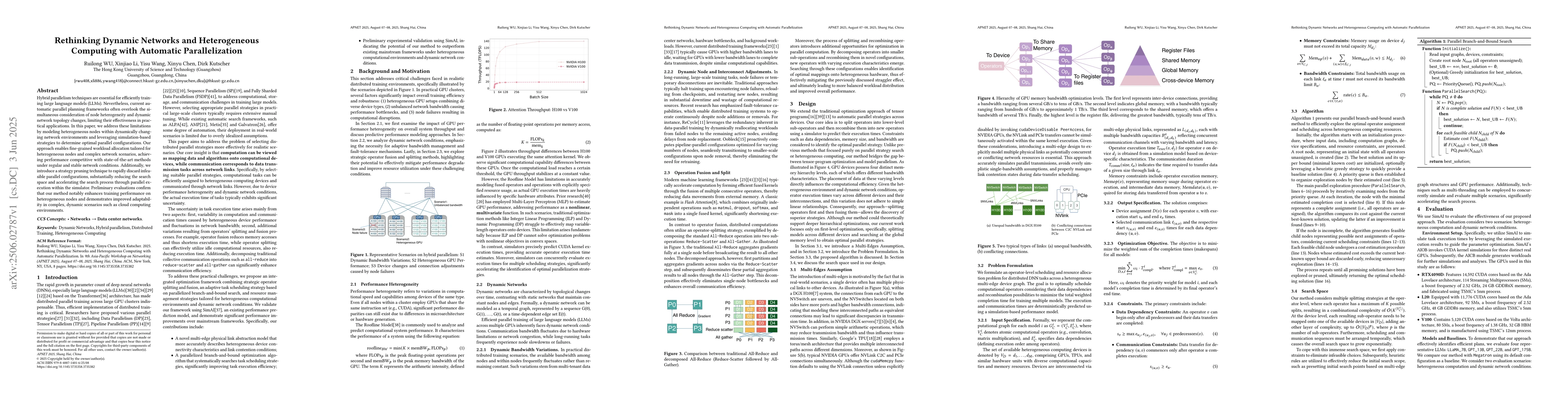 Thumbnail for Rethinking Dynamic Networks and Heterogeneous Computing with Automatic
  Parallelization