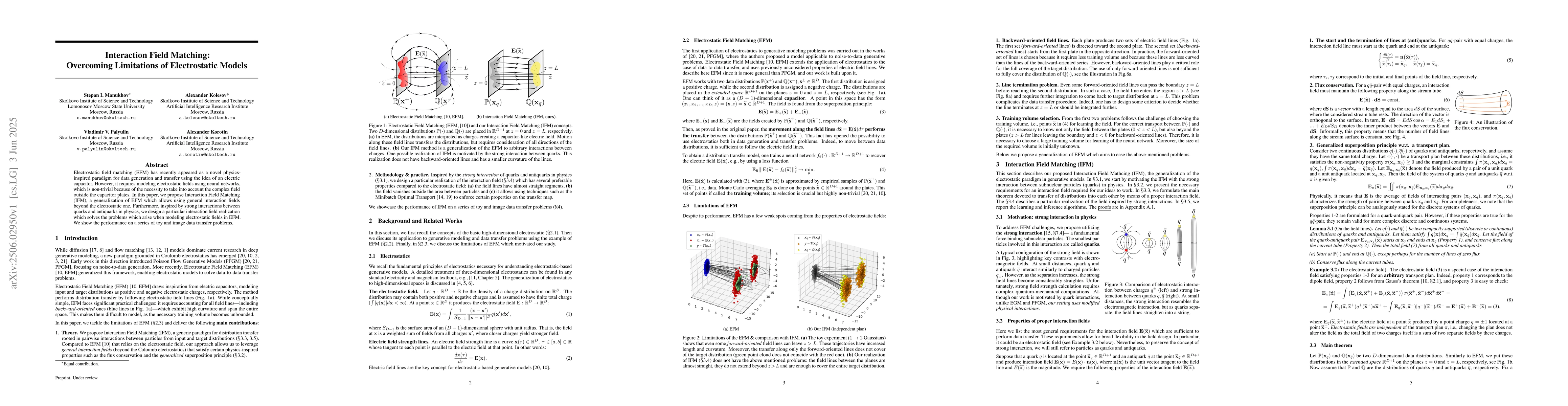 Thumbnail for Interaction Field Matching: Overcoming Limitations of Electrostatic
  Models