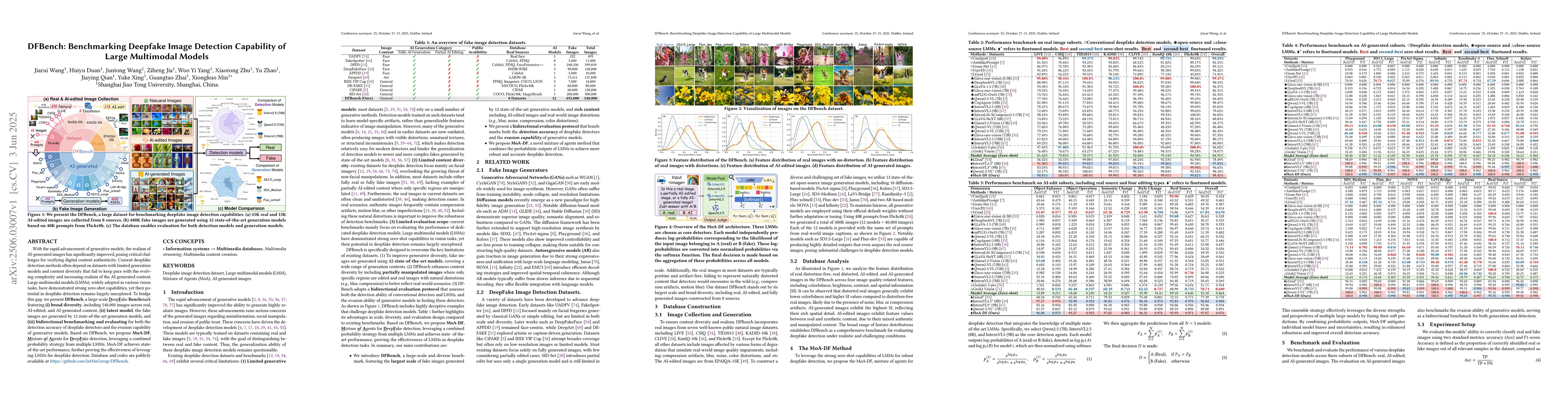 Thumbnail for DFBench: Benchmarking Deepfake Image Detection Capability of Large
  Multimodal Models