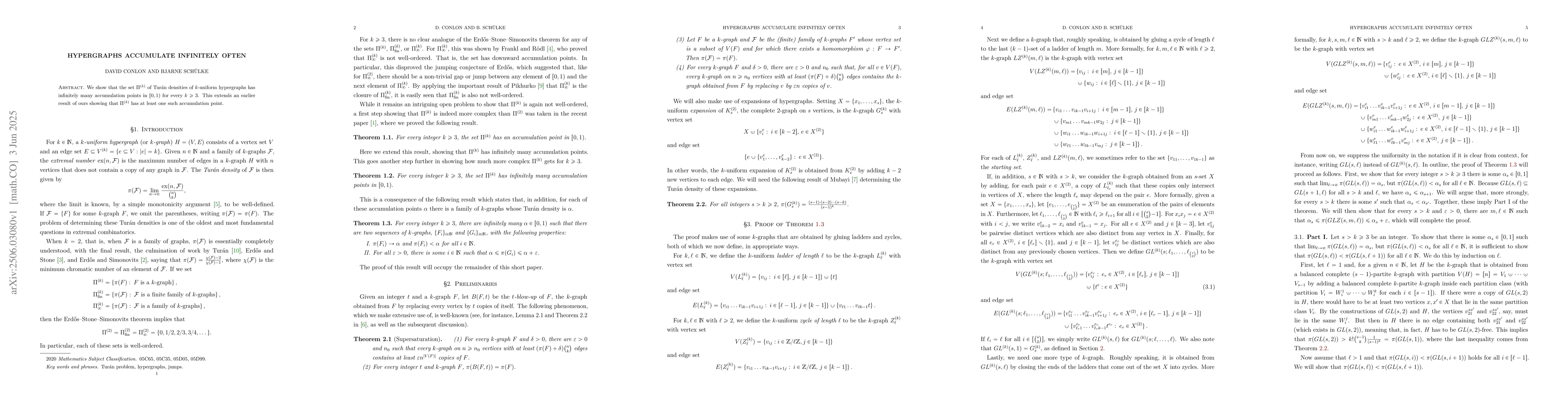 Thumbnail for Hypergraphs accumulate infinitely often