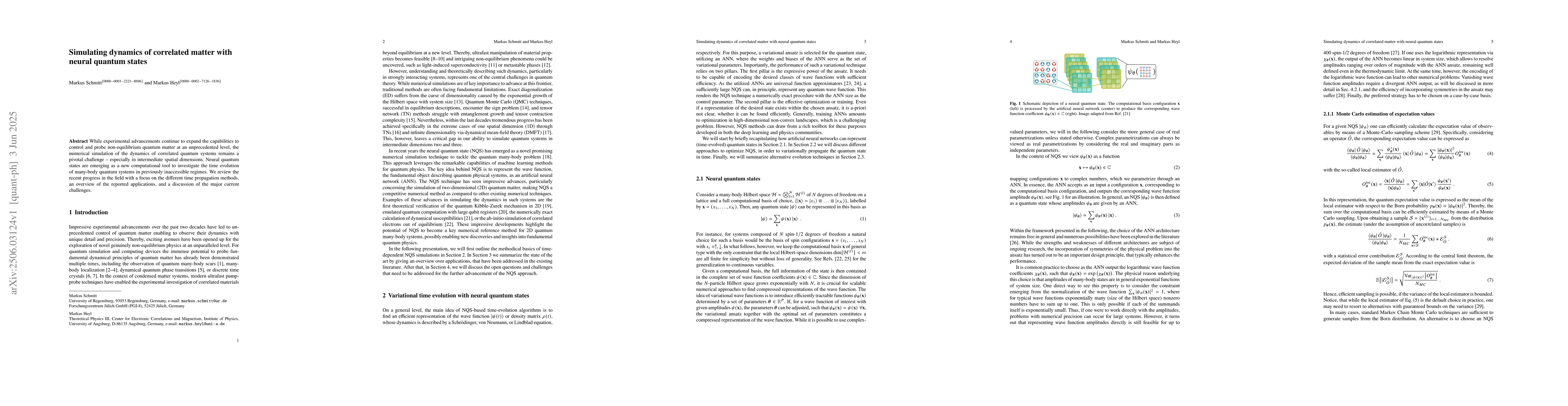 Thumbnail for Simulating dynamics of correlated matter with neural quantum states