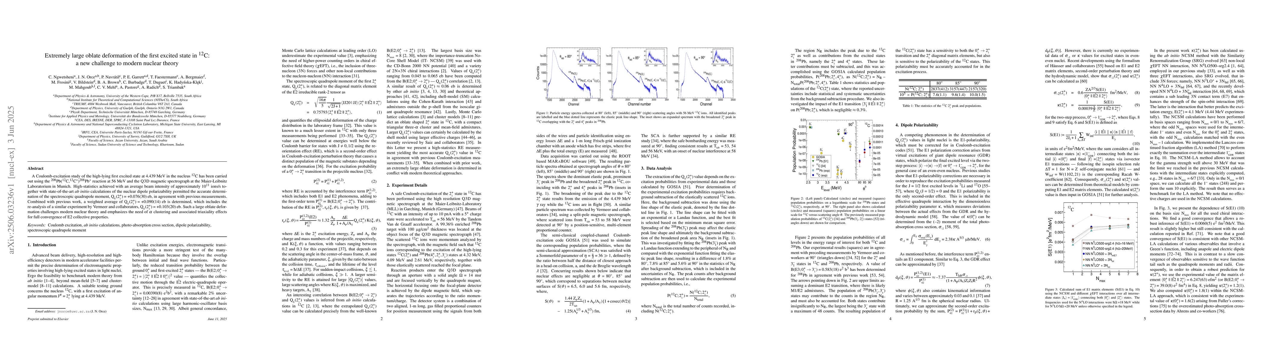 Thumbnail for Extremely large oblate deformation of the first excited state in
  $^{12}$C: a new challenge to modern nuclear theory