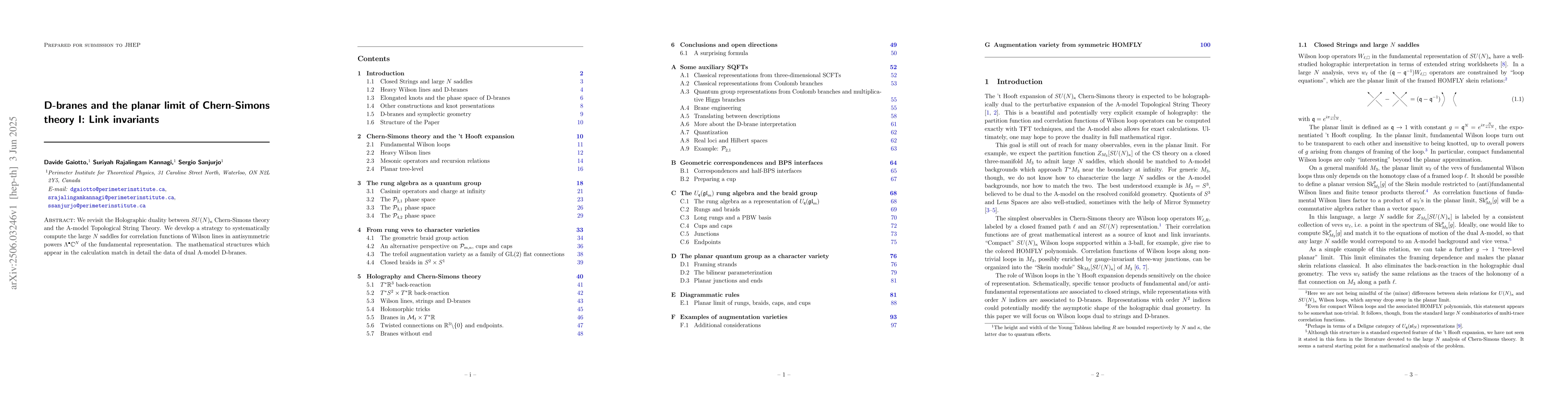 Thumbnail for D-branes and the planar limit of Chern-Simons theory I: Link invariants