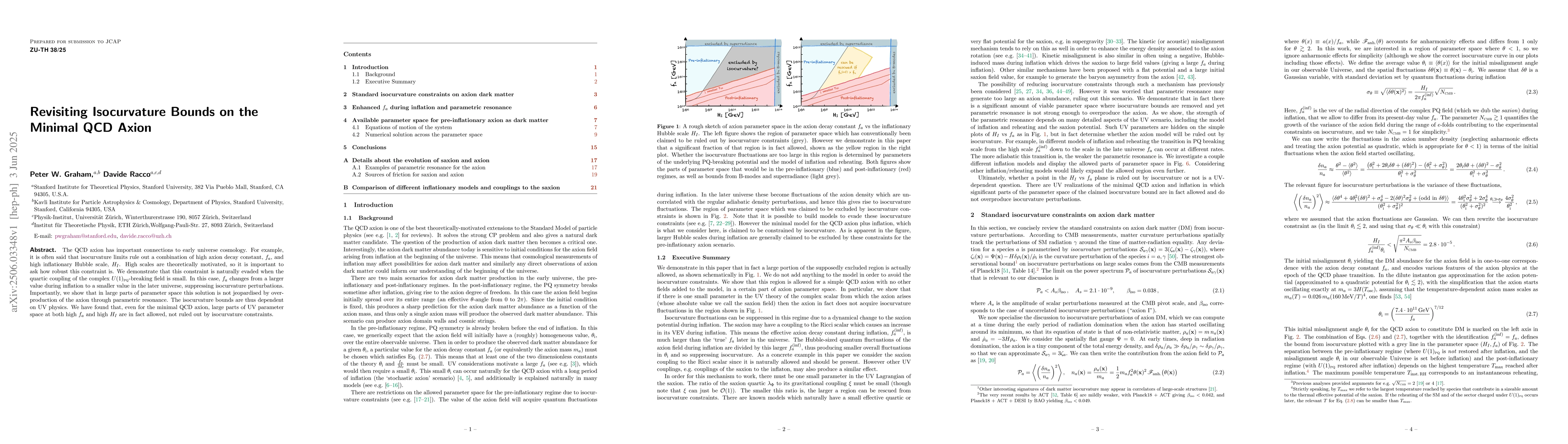 Thumbnail for Revisiting Isocurvature Bounds on the Minimal QCD Axion