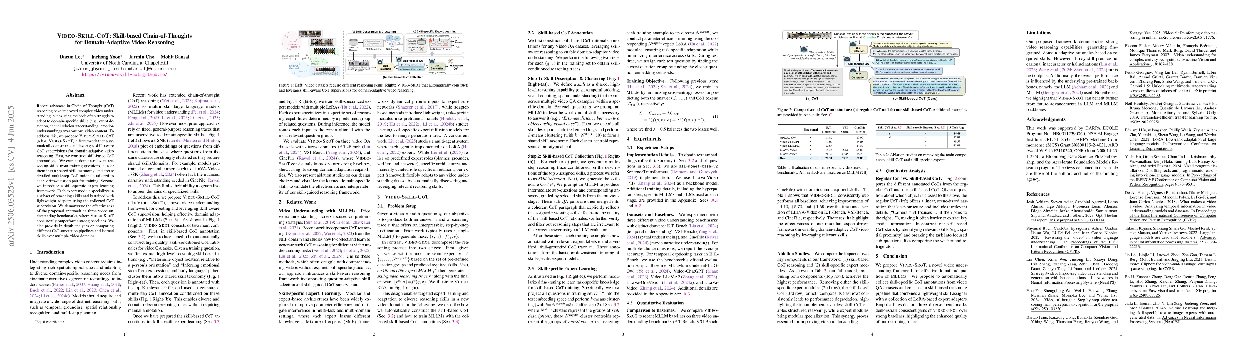 Thumbnail for Video-Skill-CoT: Skill-based Chain-of-Thoughts for Domain-Adaptive Video
  Reasoning
