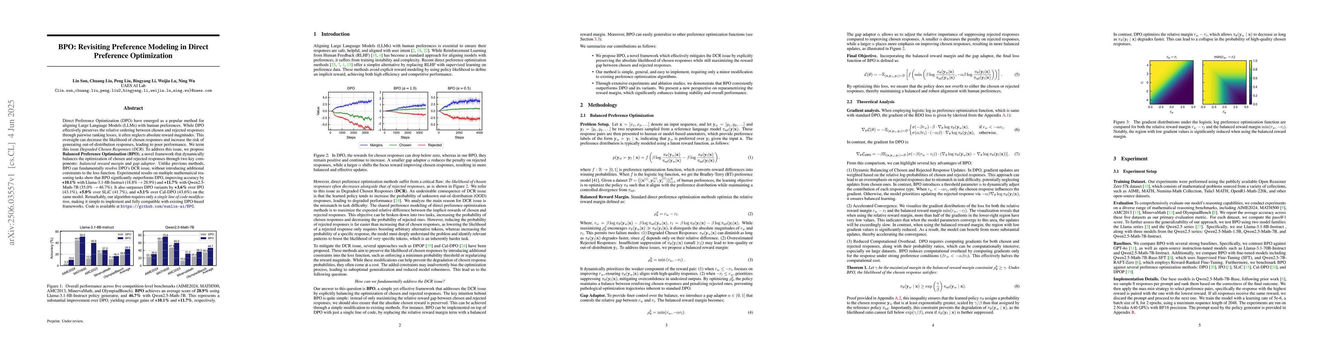 Thumbnail for BPO: Revisiting Preference Modeling in Direct Preference Optimization