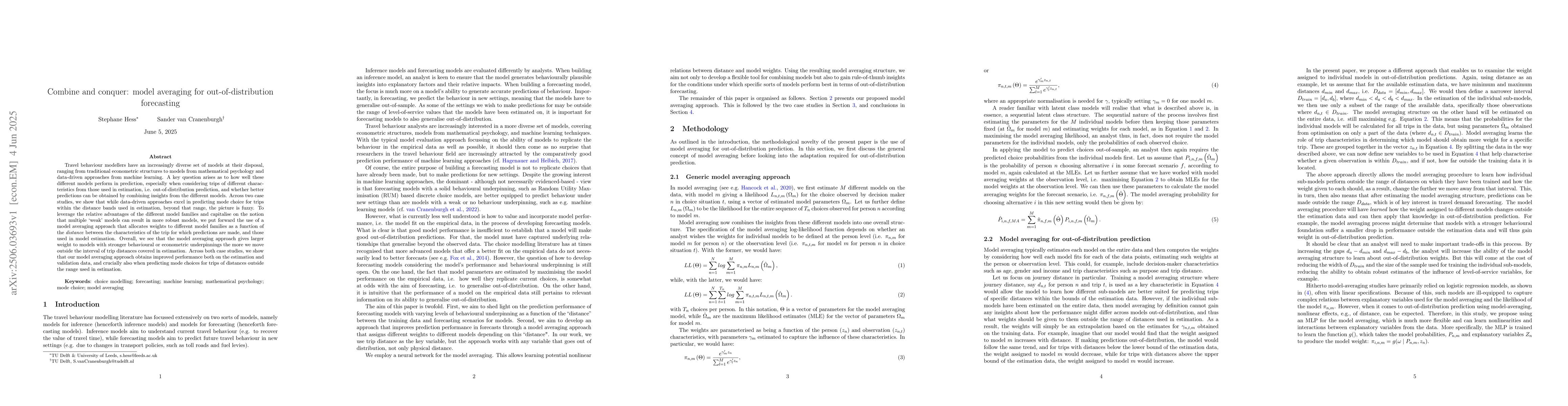 Thumbnail for Combine and conquer: model averaging for out-of-distribution forecasting