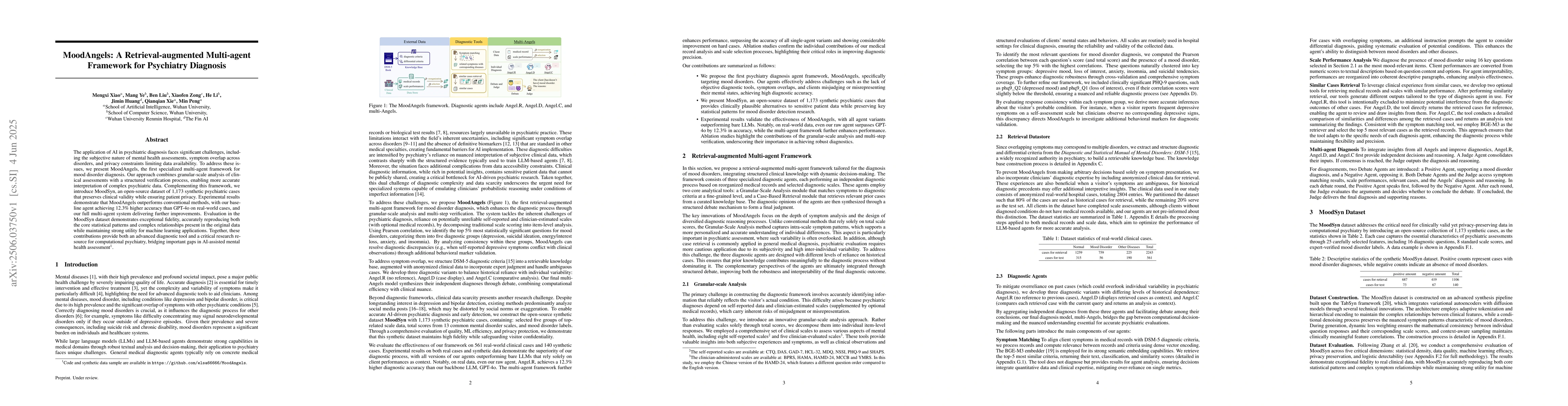 Thumbnail for A Retrieval-Augmented Multi-Agent Framework for Psychiatry Diagnosis