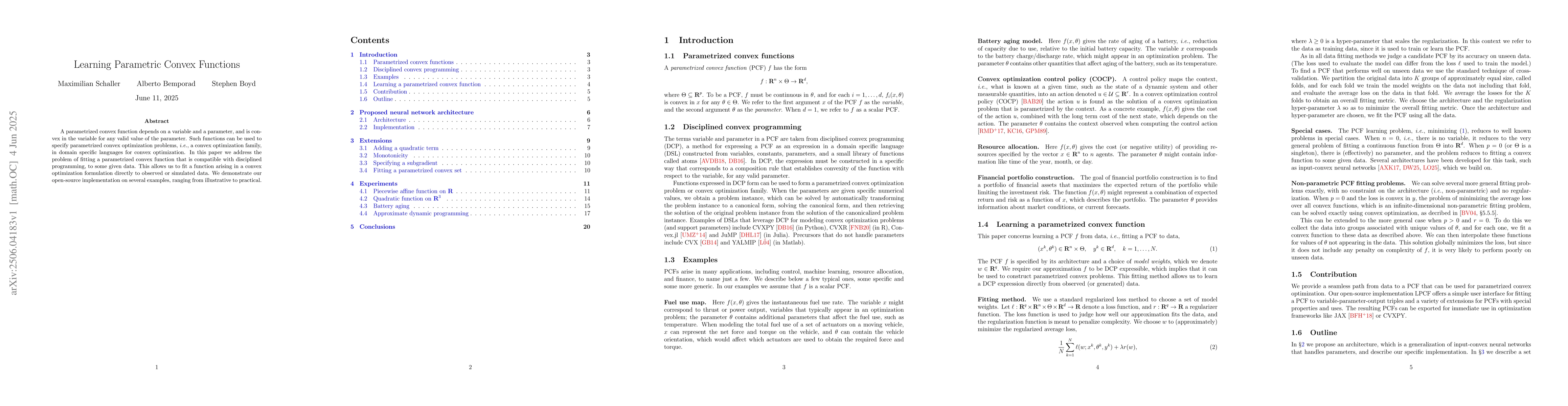 Thumbnail for Learning Parametric Convex Functions