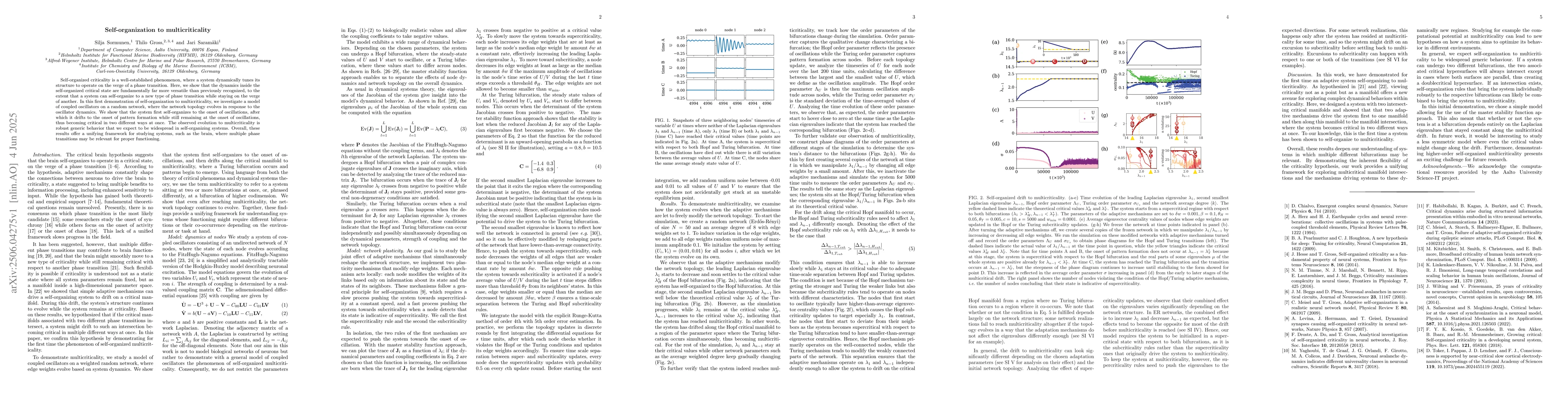 Thumbnail for Self-organization to multicriticality