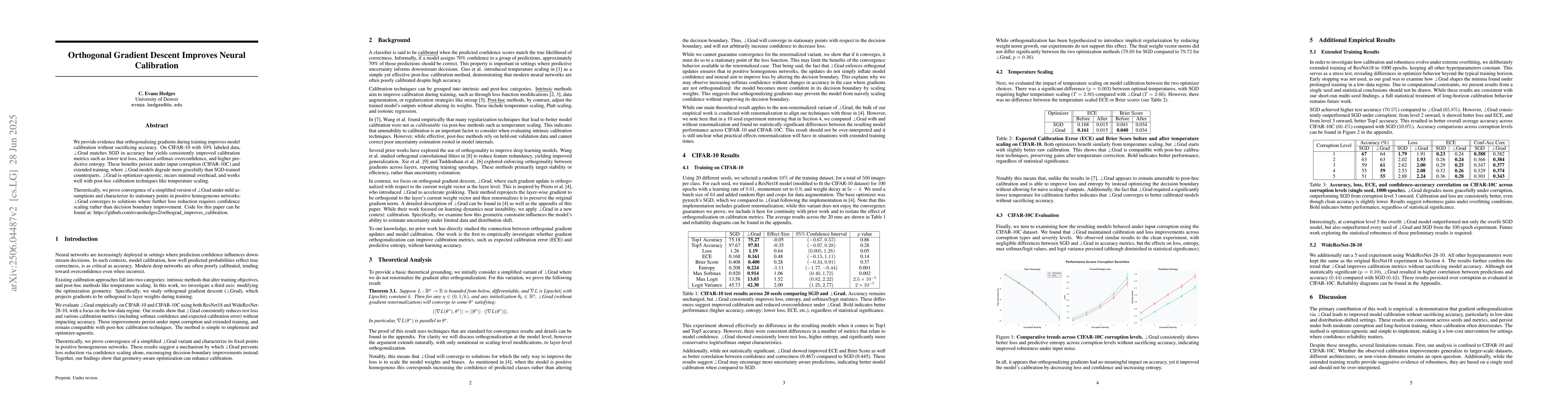 Thumbnail for Orthogonal Gradient Descent Improves Neural Calibration
