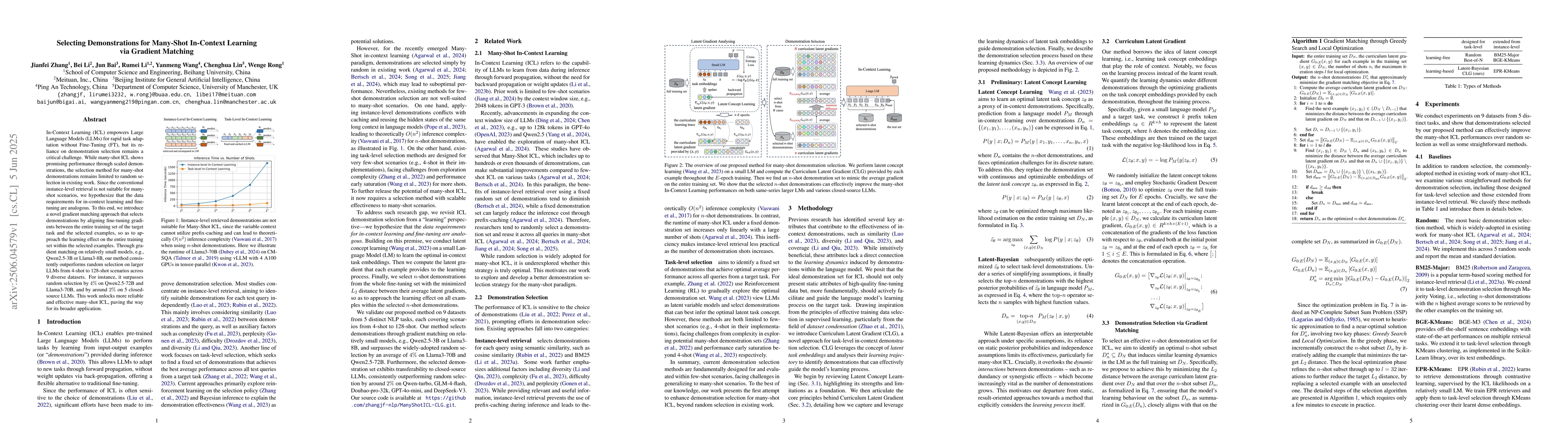 Thumbnail for Selecting Demonstrations for Many-Shot In-Context Learning via Gradient
  Matching