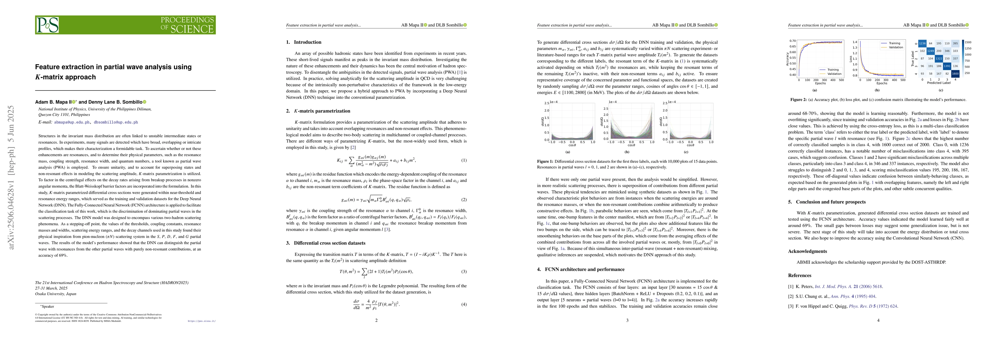 Thumbnail for Feature extraction in partial wave analysis using $K$-matrix approach