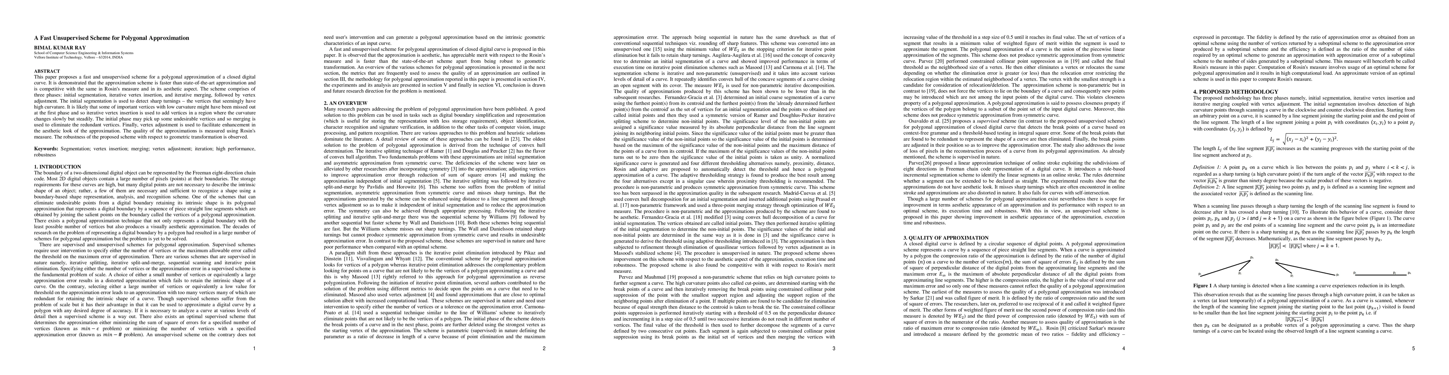 Thumbnail for A Fast Unsupervised Scheme for Polygonal Approximation