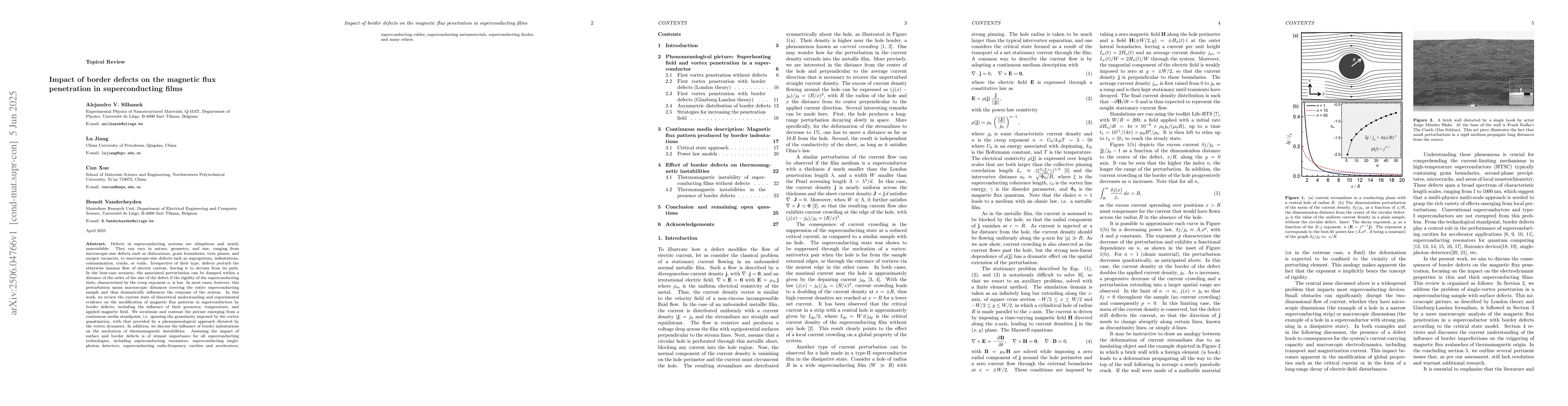 Thumbnail for Impact of border defects on the magnetic flux penetration in
  superconducting films