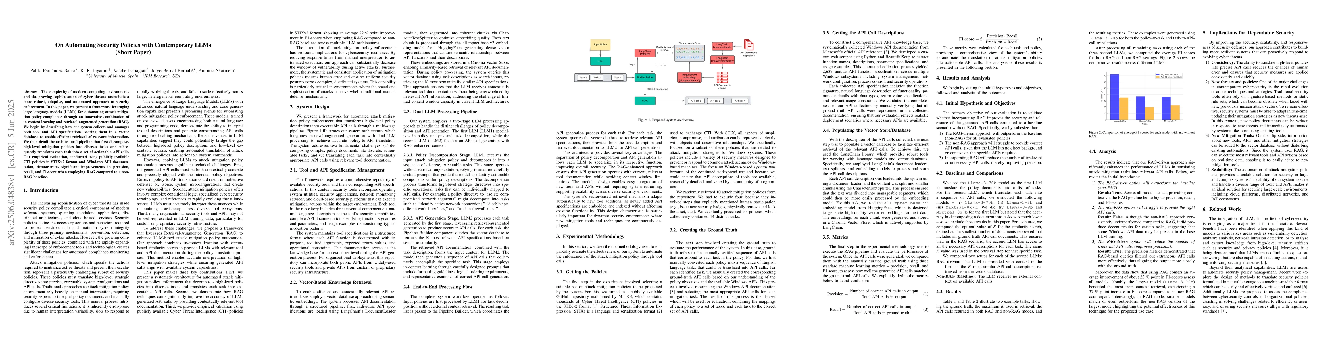 Thumbnail for On Automating Security Policies with Contemporary LLMs