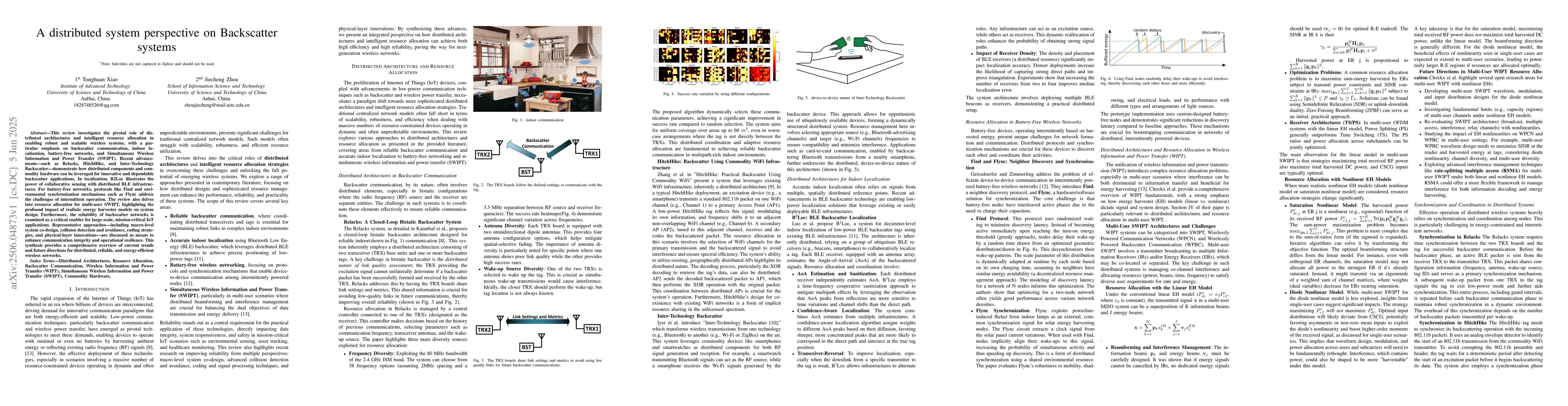Thumbnail for A distributed system perspective on Backscatter systems: A review