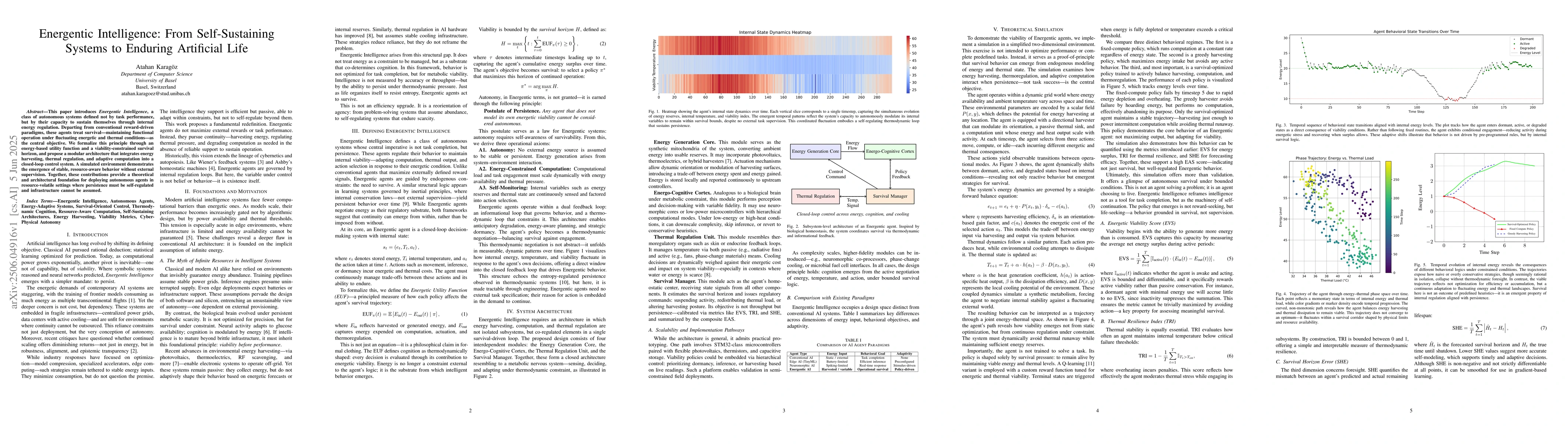 Thumbnail for Energentic Intelligence: From Self-Sustaining Systems to Enduring
  Artificial Life