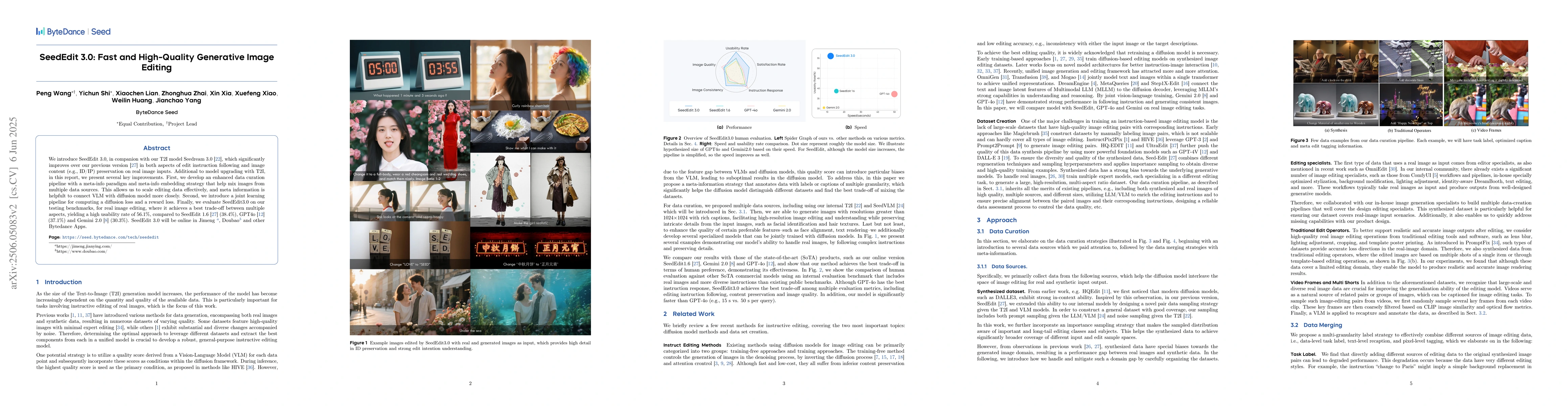Thumbnail for SeedEdit 3.0: Fast and High-Quality Generative Image Editing