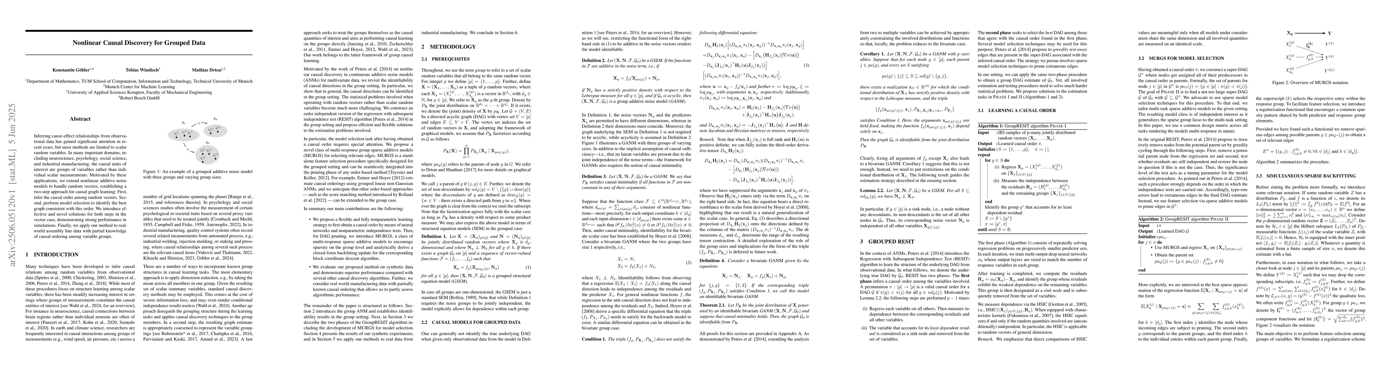 Thumbnail for Nonlinear Causal Discovery for Grouped Data